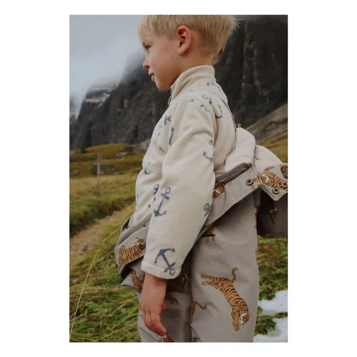 Sweat Zippé Polaire Tavi Arches Fibres Recyclées | Beige- Image produit n°1