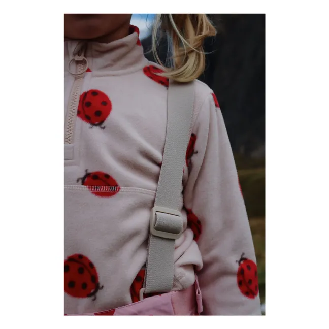 Tavi Ladybirds Fleece Zip Sweat Recycled Fibers | Ecru