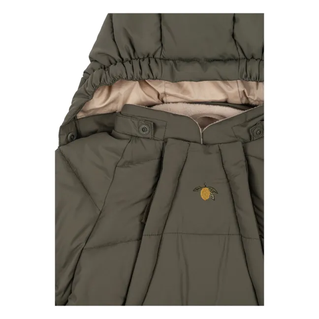 Pilote Matelassé Alpi Citron Fibre riciclate | Verde militare