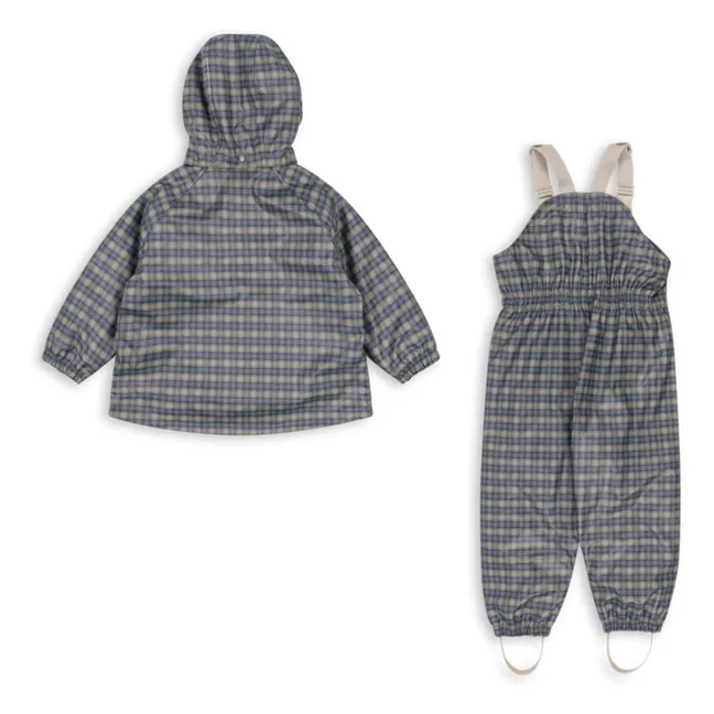 Set de lluvia Palme Carreaux | Azul