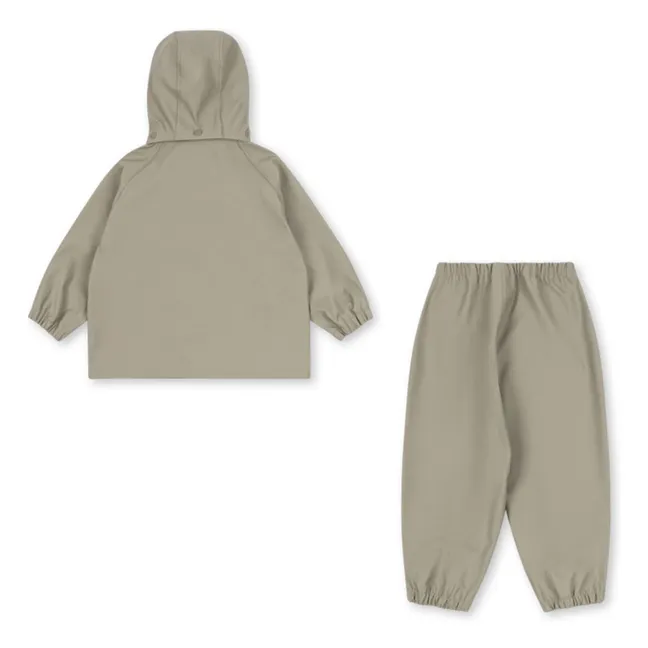 Ensemble de Pluie Plainy Citron | Vert kaki