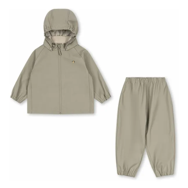 Ensemble de Pluie Plainy Citron | Vert kaki