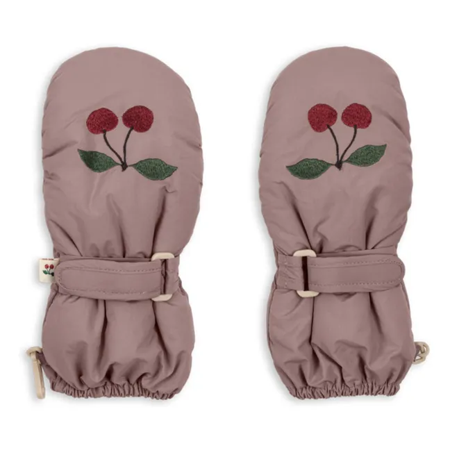 Moufles Juno Cerises | Mauve
