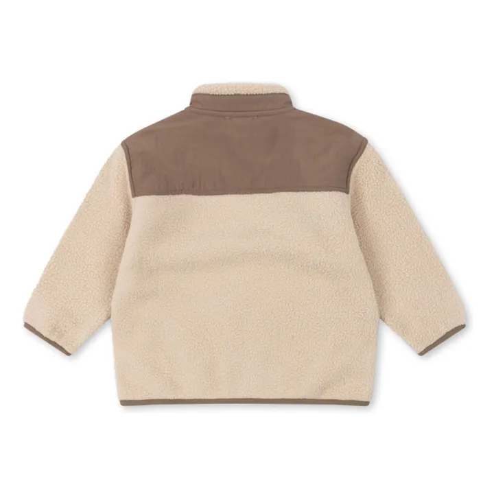 Veste Façon Sherpa Flynn Fibres Recyclées | Beige- Image produit n°3