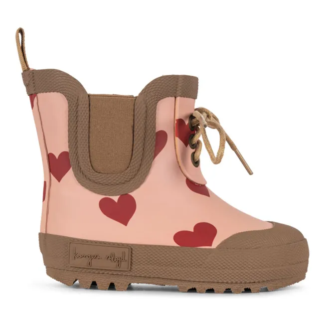 Bottes de Pluie Thermo Cœurs | Rose