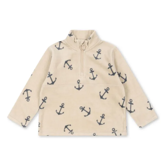 Tavi Arches Polar Zip Sweat Fibras Recicladas | Beige