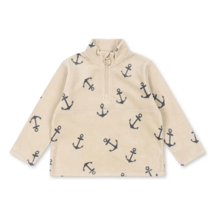 Sweat Zippé Polaire Tavi Arches Fibres Recyclées | Beige- Image produit n°0