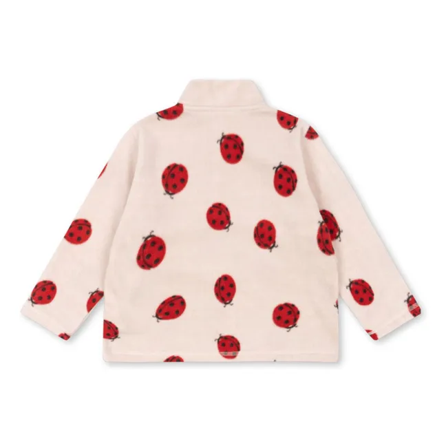 Tavi Ladybirds Fleece Zip Sweat Recycled Fibers | Ecru