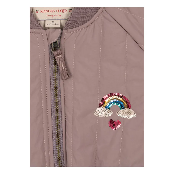 Bomber Sequins Juno Arc en Ciel | Mauve- Image produit n°4