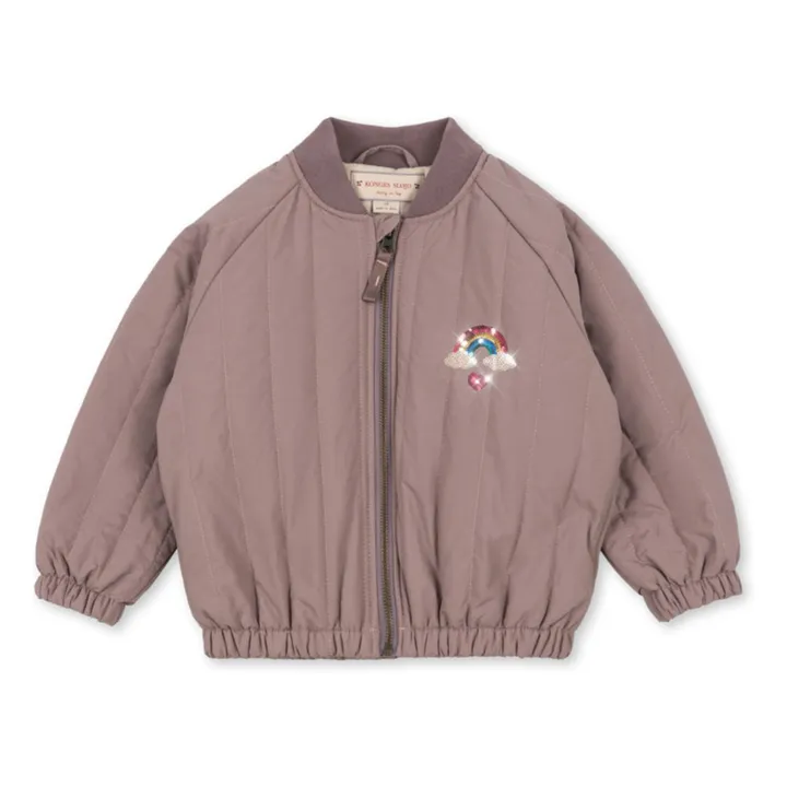 Bomber Sequins Juno Arc en Ciel | Mauve- Image produit n°3