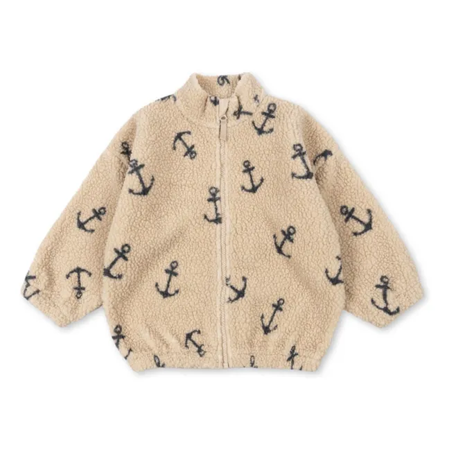 Chaqueta Sherpa Jody Anclas de fibra reciclada | Beige