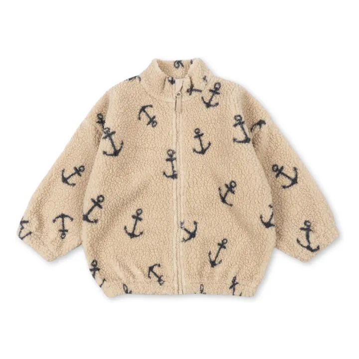 Veste Façon Sherpa Jody Ancres Fibres Recyclées | Beige- Image produit n°0