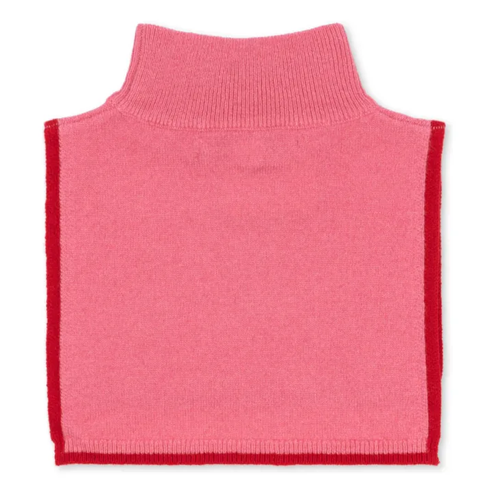 Plastron Collette Laine | Rose- Image produit n°2
