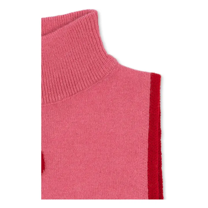 Plastron Collette Laine | Rose- Image produit n°3