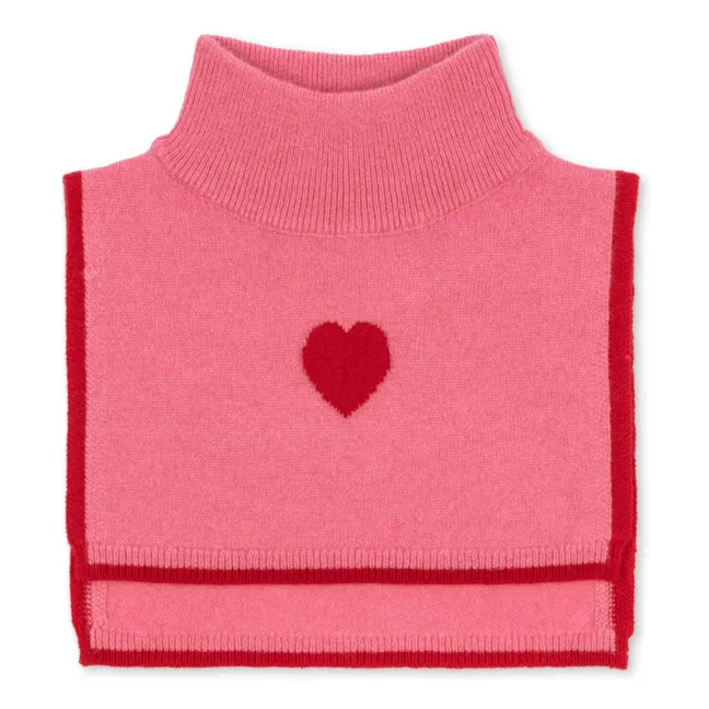 Plastron Collette Laine | Rose