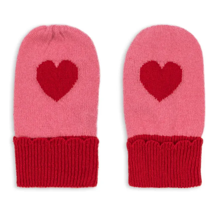 Mitaines Collette Laine | Rose- Image produit n°3