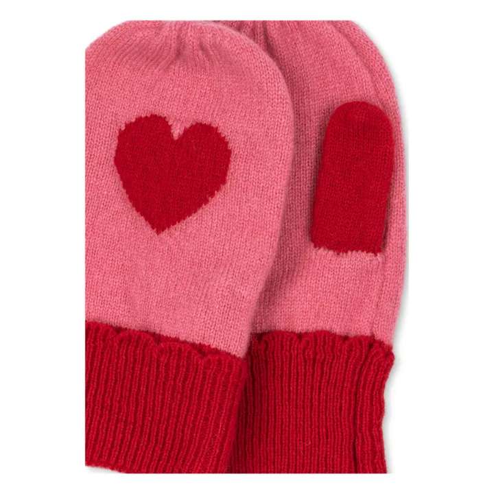 Mitaines Collette Laine | Rose- Image produit n°4