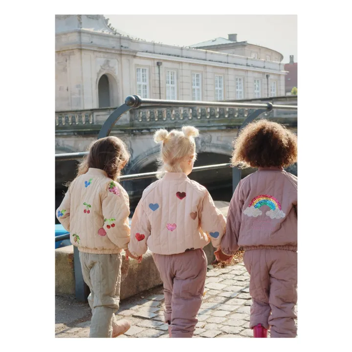 Bomber Sequins Juno Fruits | Ecru- Image produit n°7