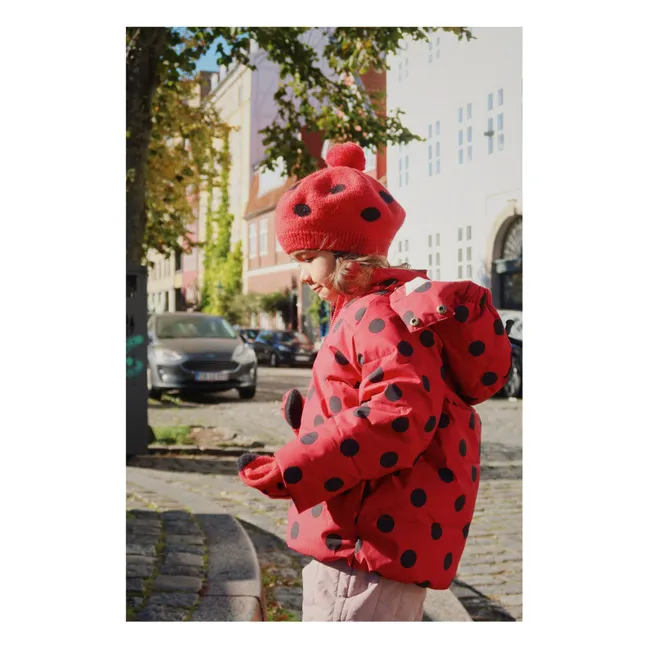 Béret Coccinelle Laine Mérinos | Rouge