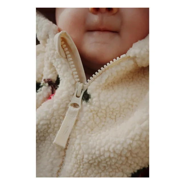 Pilote Sherpa Jody Cerises Recycled Fibers | Ecru