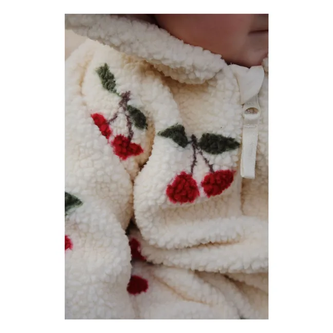 Pilote Sherpa Jody Cerises Recycled Fibers | Ecru