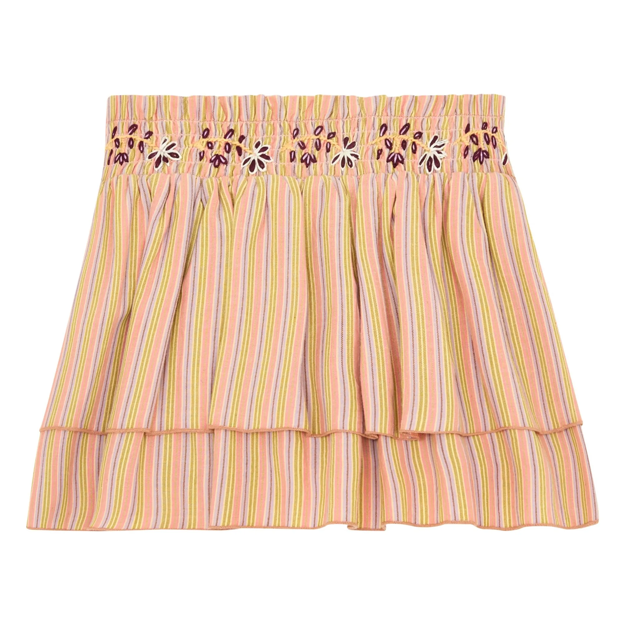 Hundred Pieces Multicoloured Smocked Skirt