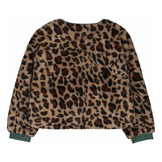 Veste Léopard | Marron