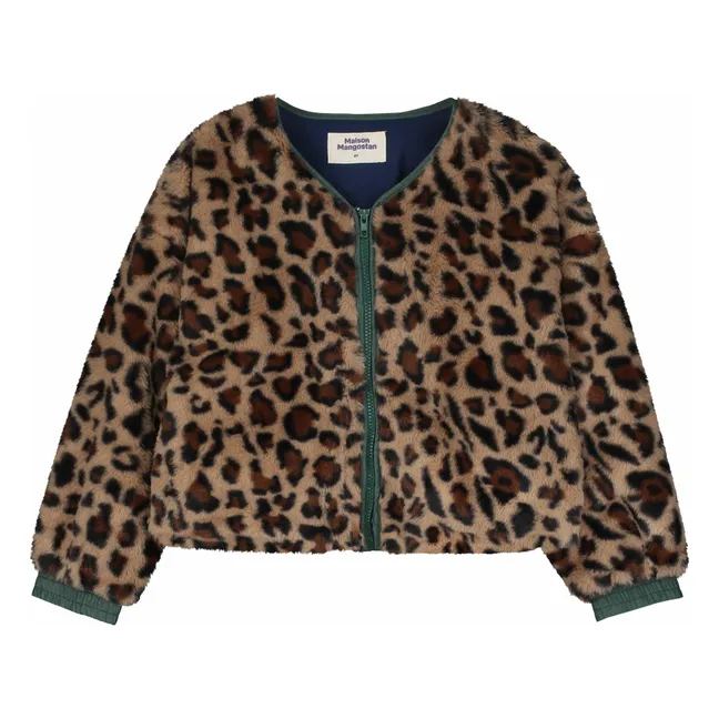 Veste Léopard | Marron