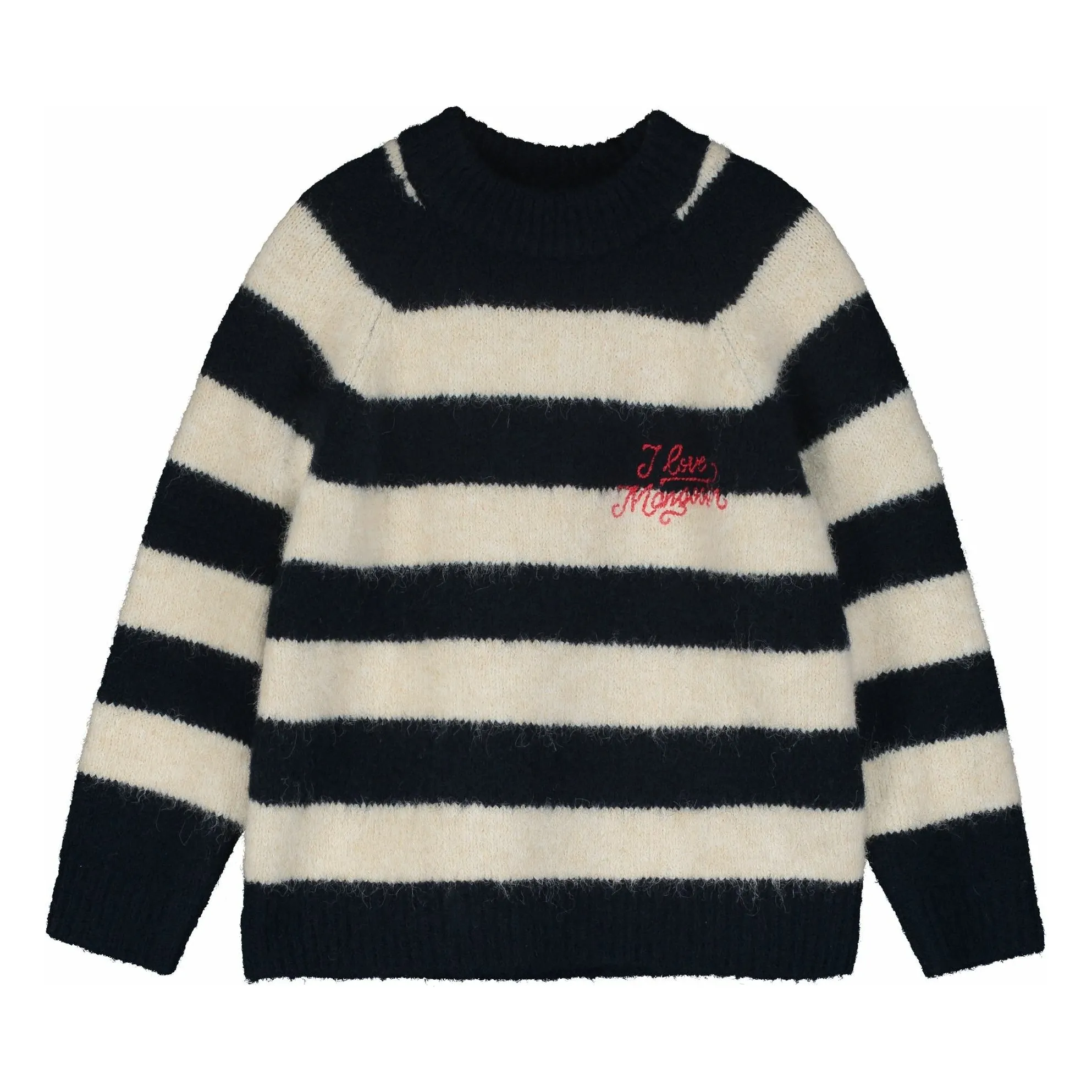 Sweater I Love | Ivory- Product image n°0