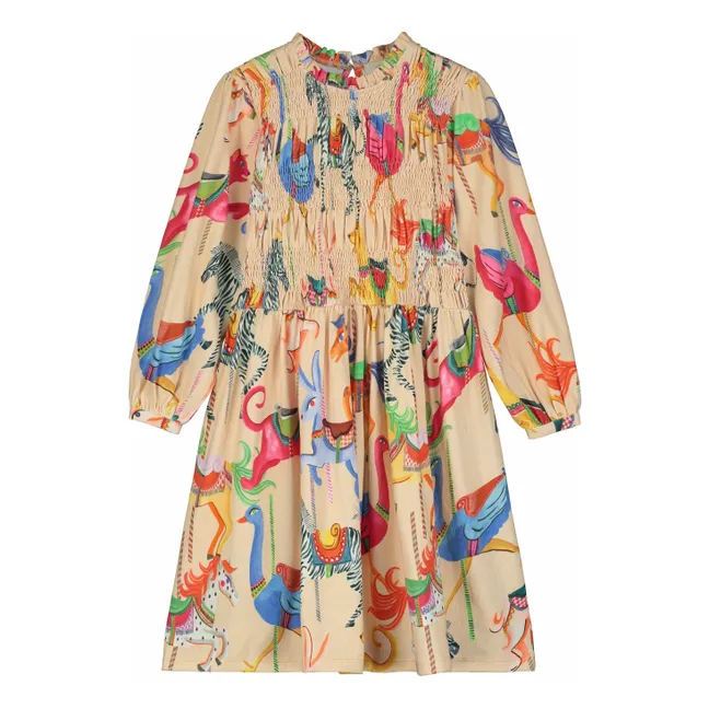 Robe Carnival Coton Bio | Rose pâle