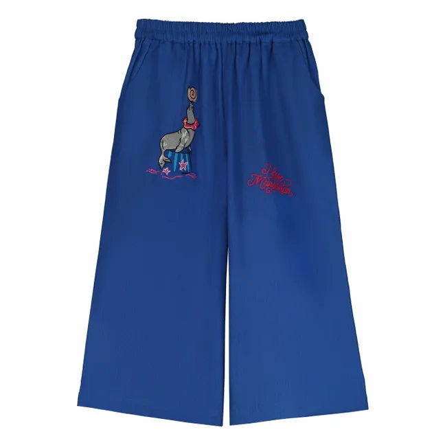 Pantalon Circus Coton Bio | Bleu