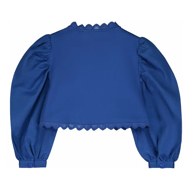 Circus organic cotton blouse | Blue