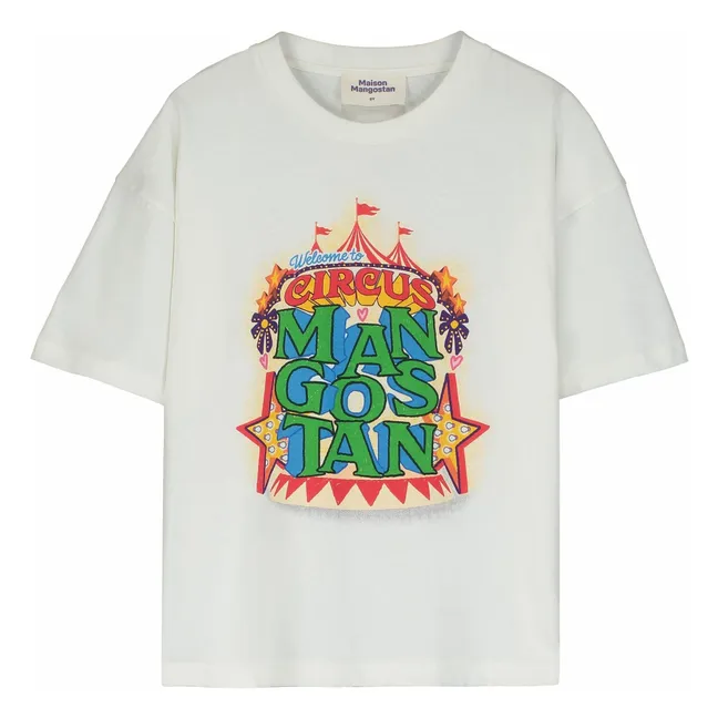 T-shirt Circus Coton Bio | Blanc