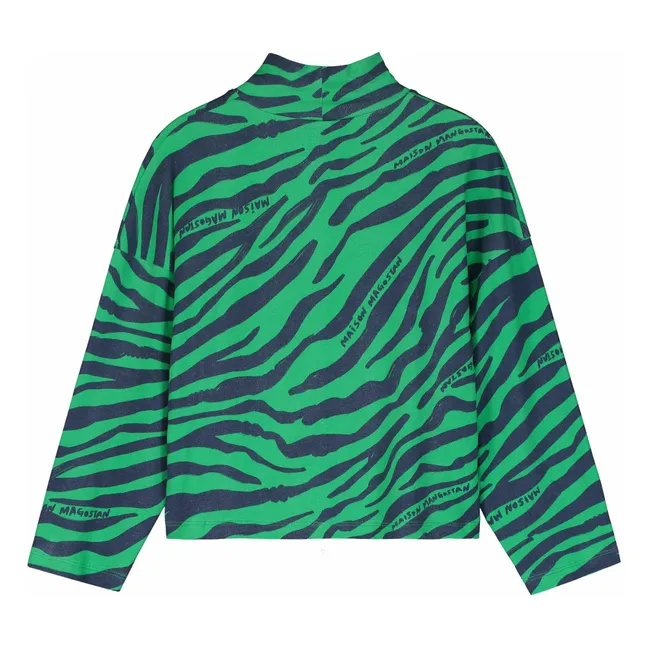 T-shirt Tiger | Vert