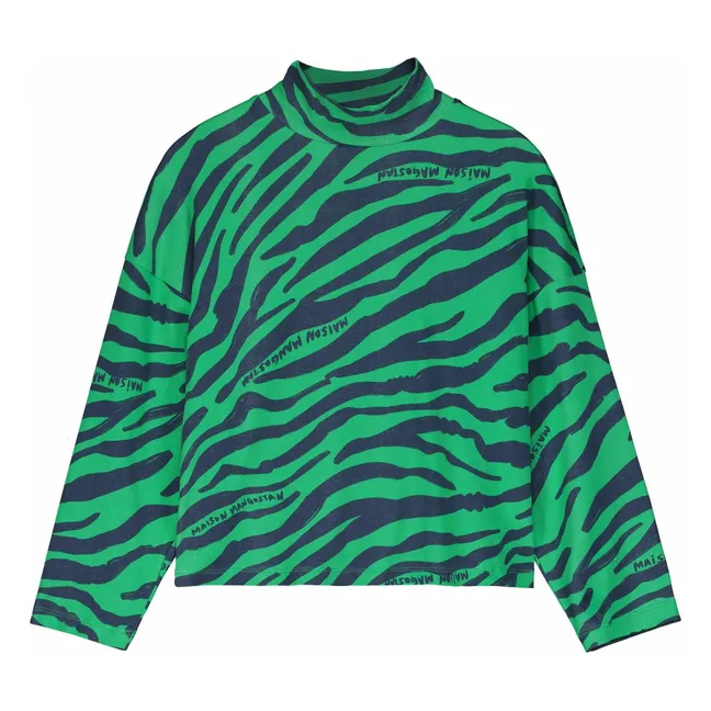 T-shirt Tiger | Vert
