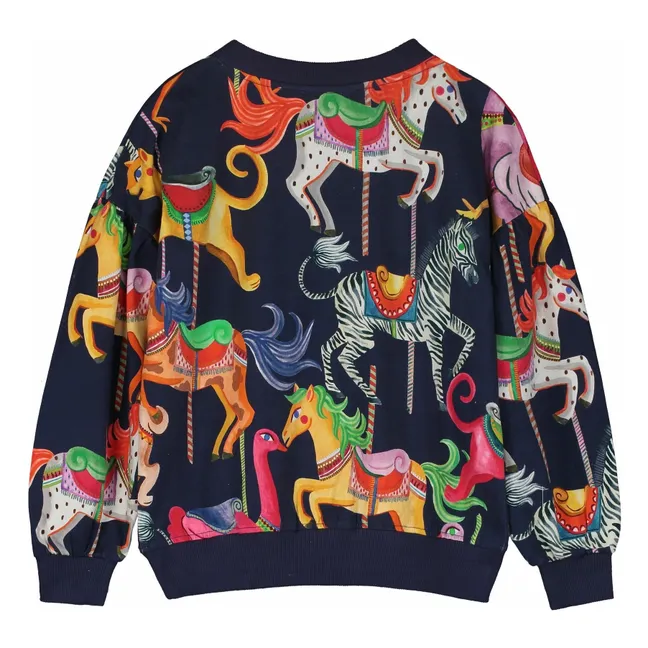 Sweat Carnival AO Coton Bio | Bleu marine