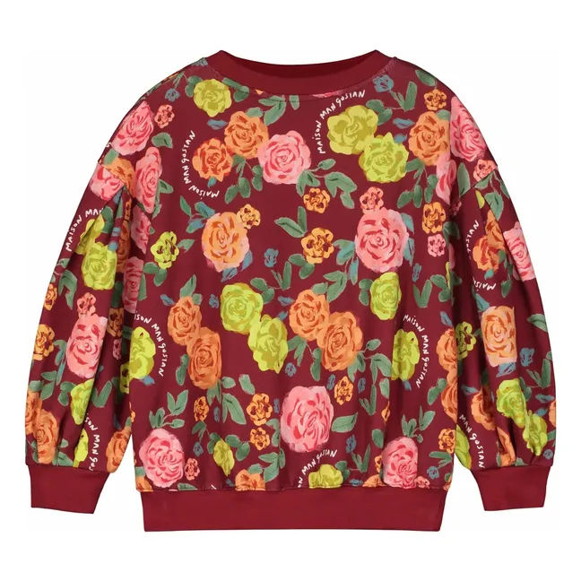 Sweat Roses AO Coton Bio | Bordeaux