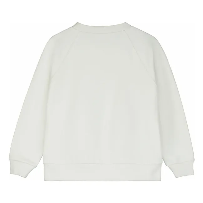 Circus organic cotton sweatshirt | White