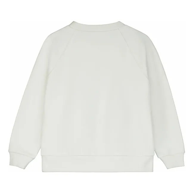 Sweatshirt Circus Bio-Baumwolle | Weiß