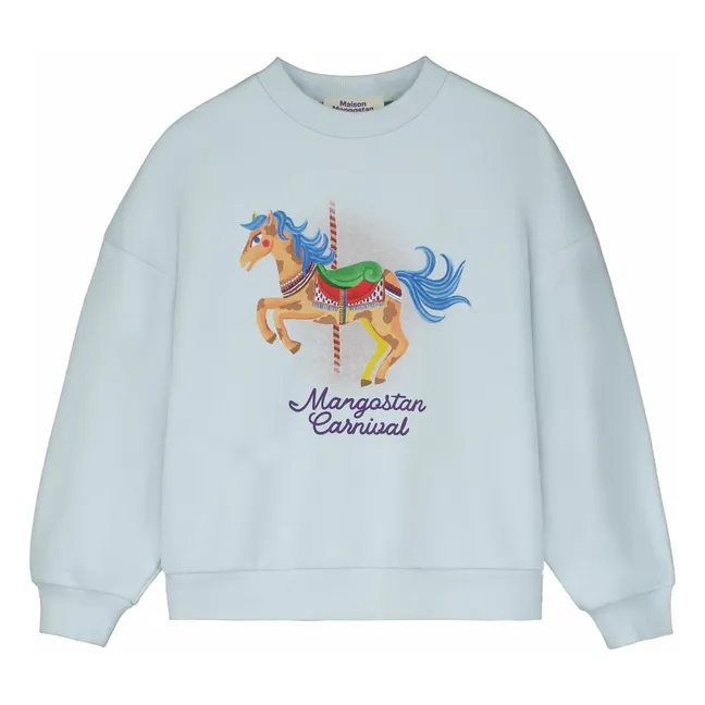 Sweat Carnival Coton Bio | Bleu