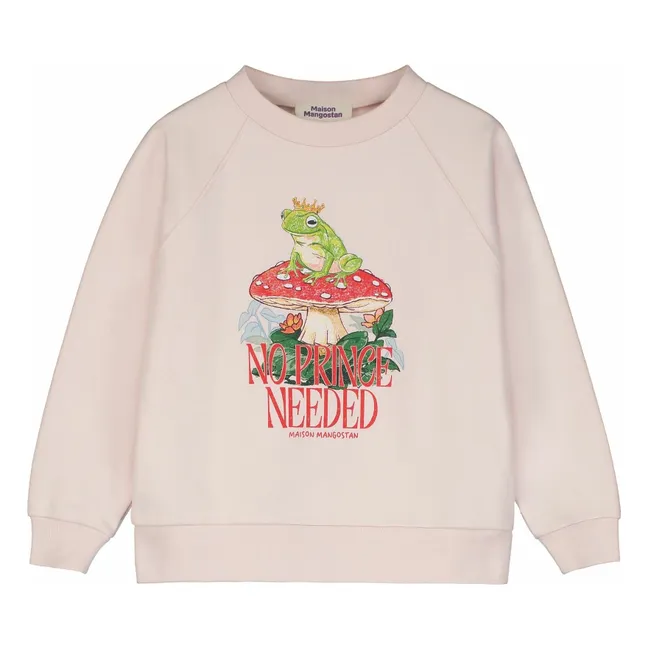 Sweat No Prince Coton Bio | Rose pâle