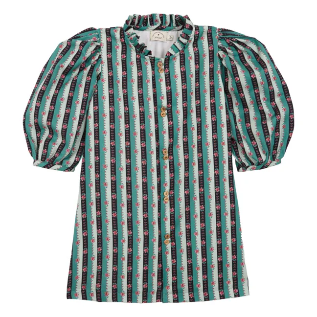Robe Mariana Coton Bio | Vert