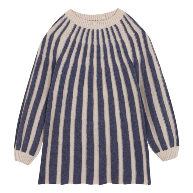 【SOOR PLOOM】Lucille Dress Soor Ploom - Lucille Cotton and Linen Dress - Blue | Smallable