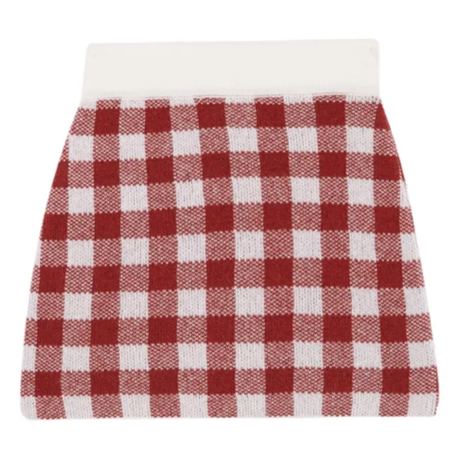 Jupe Gingham | Rouge