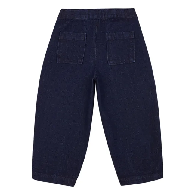 Pantalon Denim Boyfriend | Bleu marine