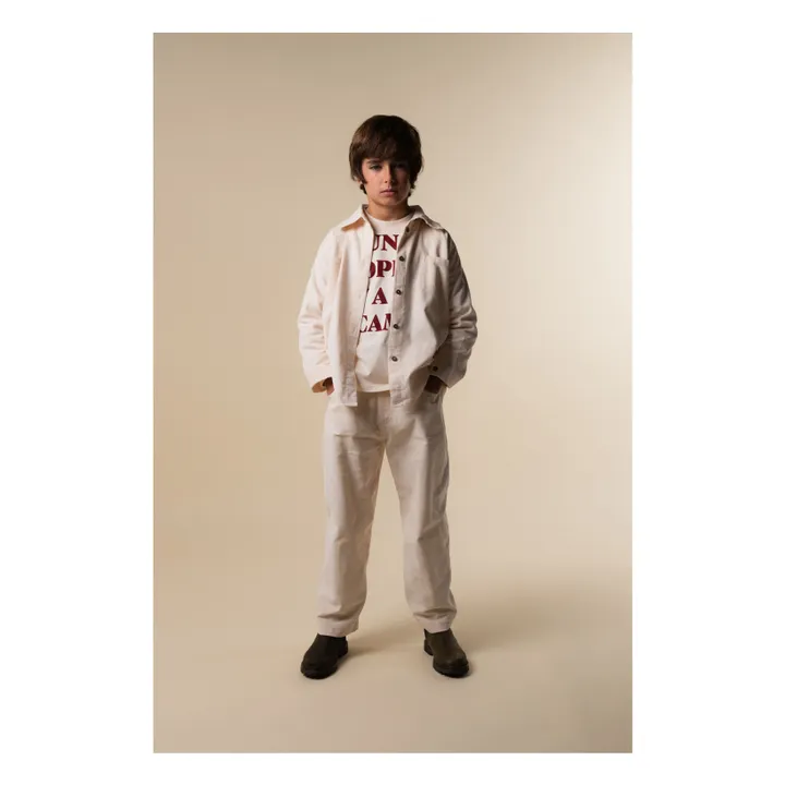 Camiseta de algodón ecológico Sopita | Blanco- Imagen del producto n°7