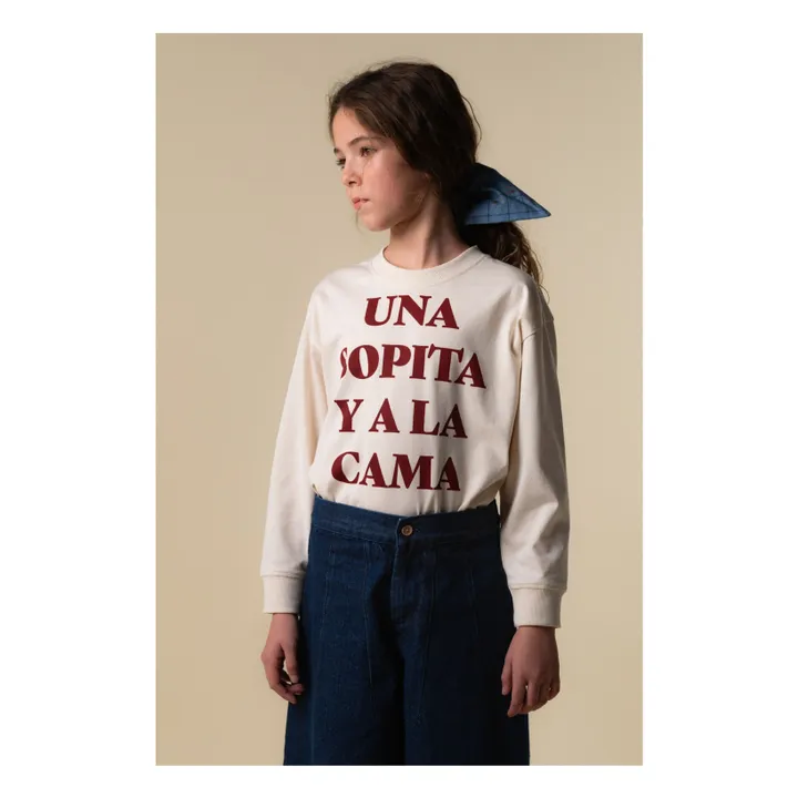 Camiseta de algodón ecológico Sopita | Blanco- Imagen del producto n°3