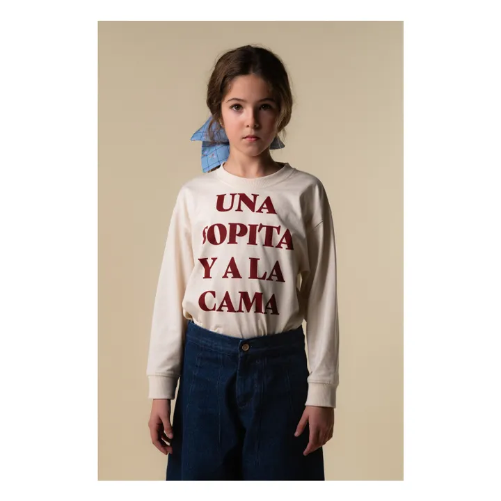 Camiseta de algodón ecológico Sopita | Blanco- Imagen del producto n°2