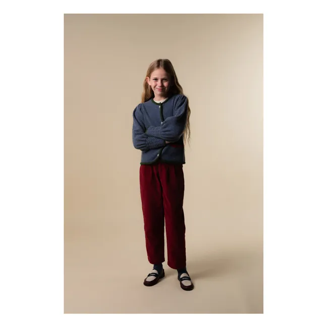 Cardigan Austrian | Bleu gris