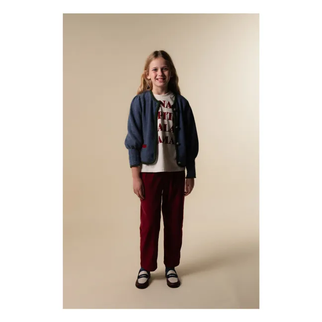 Cardigan Austrian | Bleu gris